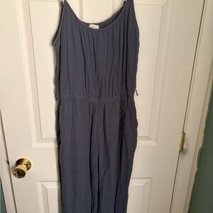 LOFT Blue Jumpsuit